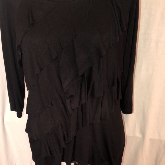 New Directions Ruffle Front Top - M💕 - Picture 2 of 7